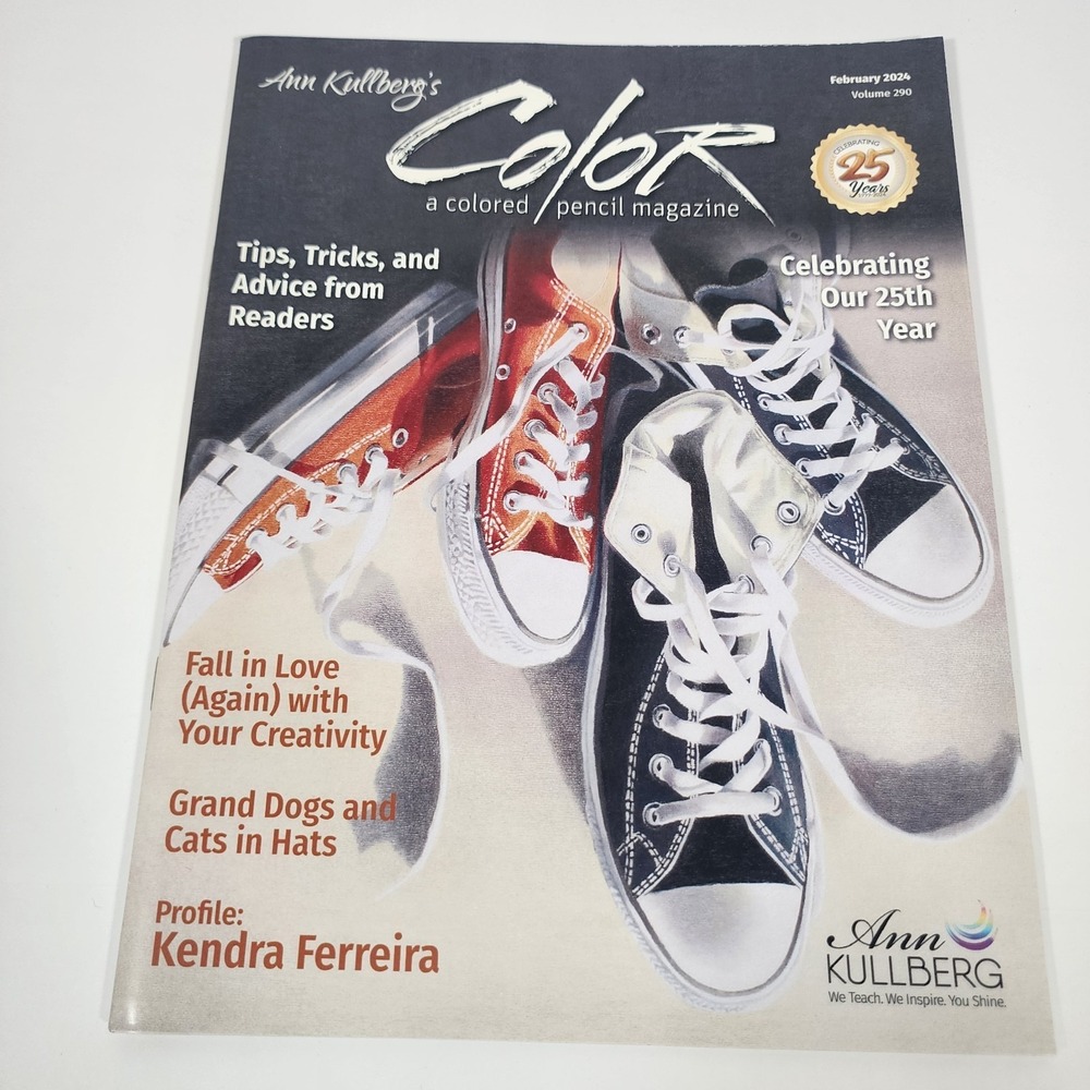 Color Magazine February 2024 By Ann Kullberg Colored Pencil Art